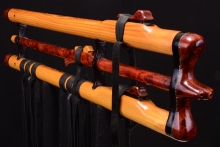 Osage Orange Native American Flute, Minor, Low E-4, #G4Ea